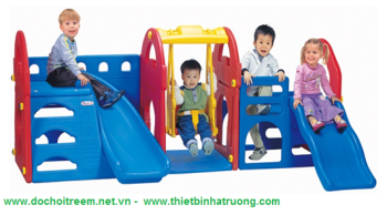 Tổ hợp cầu trượt xích đu Hàn Quốc